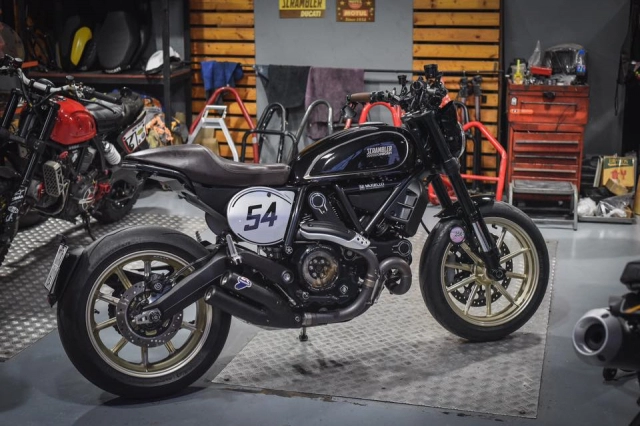 Ducati scrambler cafe racer vẻ đẹp khó cưỡng khi qua tay mugello