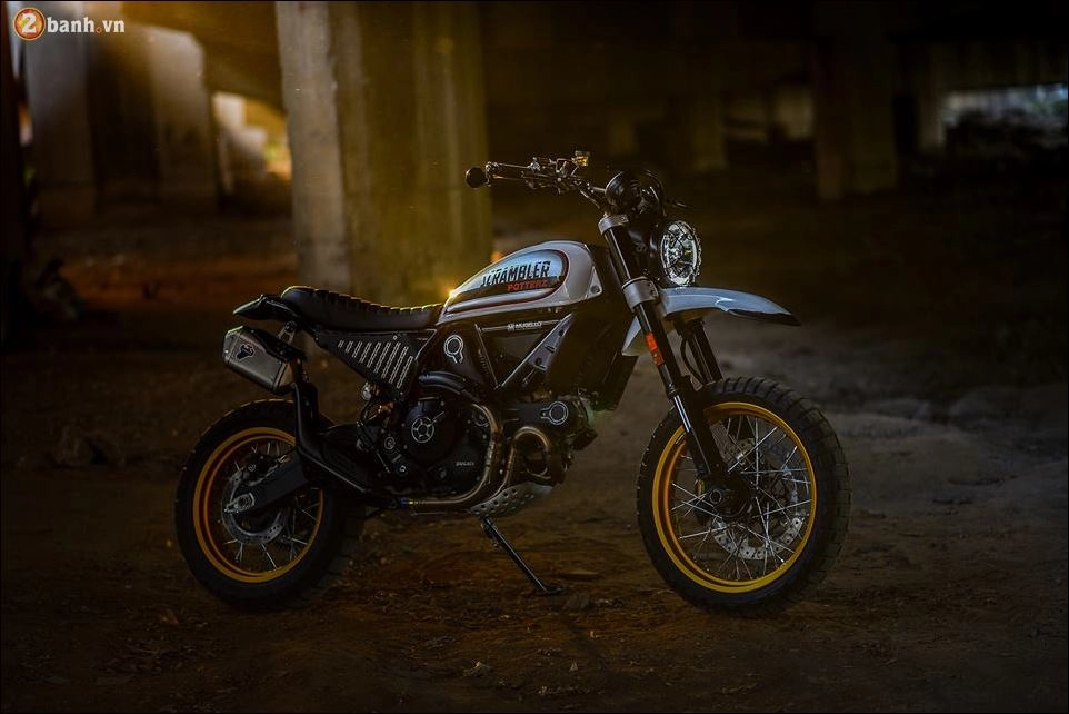 Ducati scrambler desert sled chiến binh đậm chất chơi từ mugello