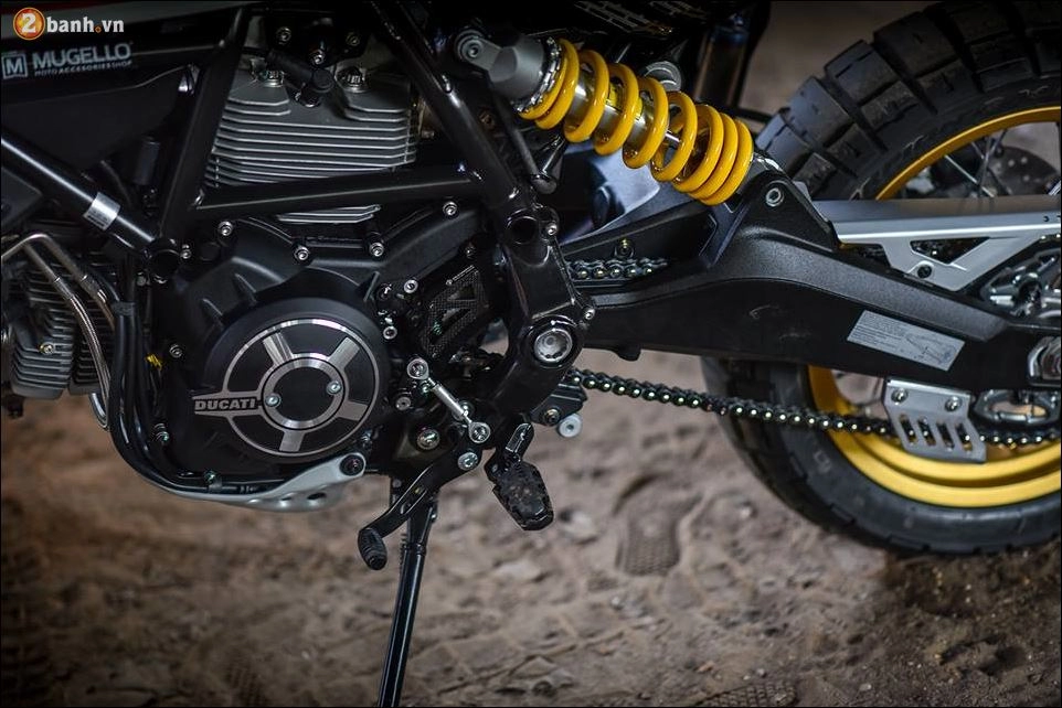 Ducati scrambler desert sled chiến binh đậm chất chơi từ mugello