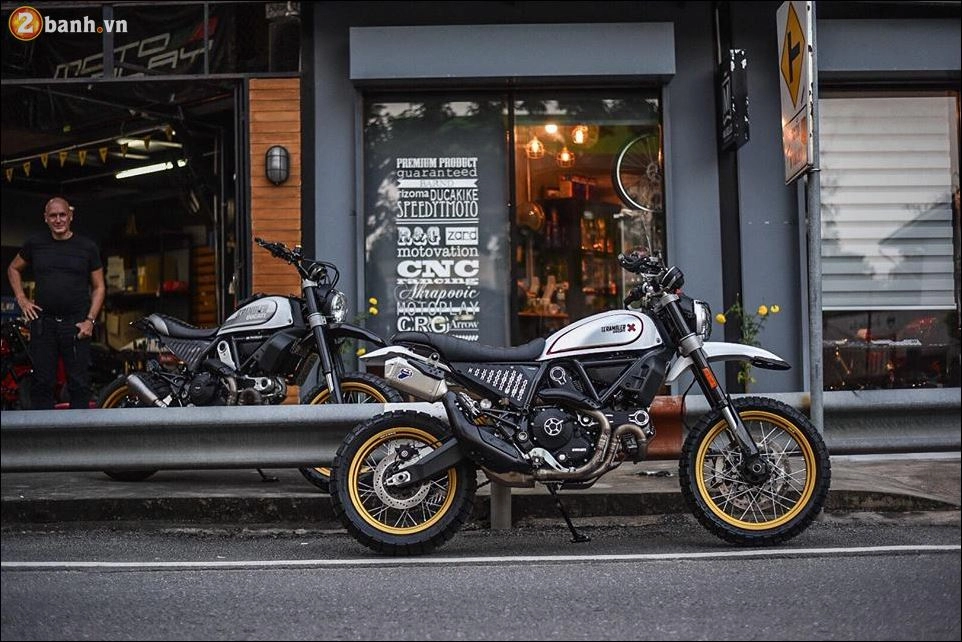 Ducati scrambler desert sled đẹp mê ly qua tay độ mugello danh tiếng