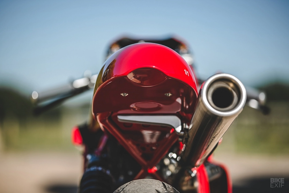 Ducati scrambler racer bản độ tuyệt phẩm theo phong cách siêu xe ferrari 250lm