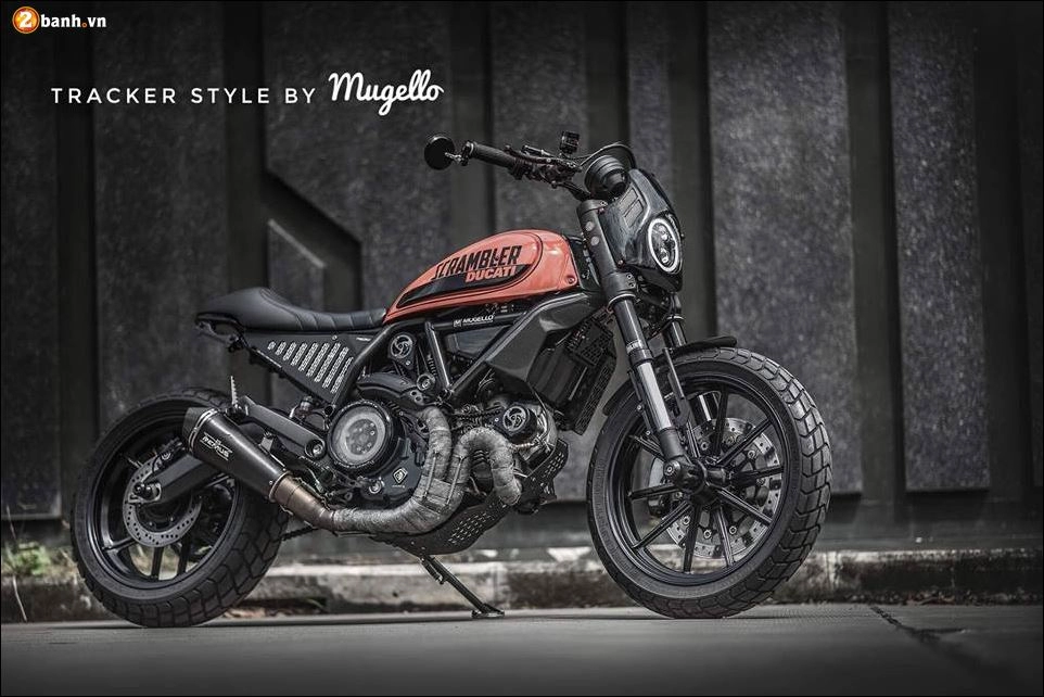 Ducati scrambler vẻ đẹp xuất thần qua style tracker of mugello