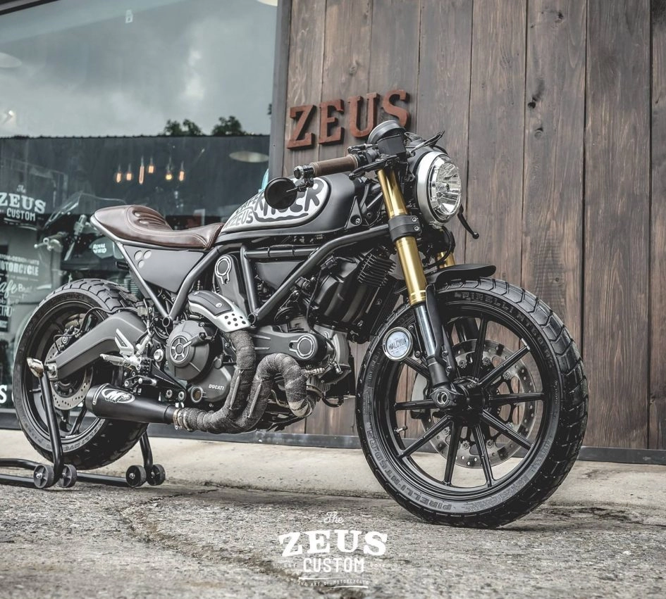Ducati scrambler xế nổ độ bá bài của zeus custom