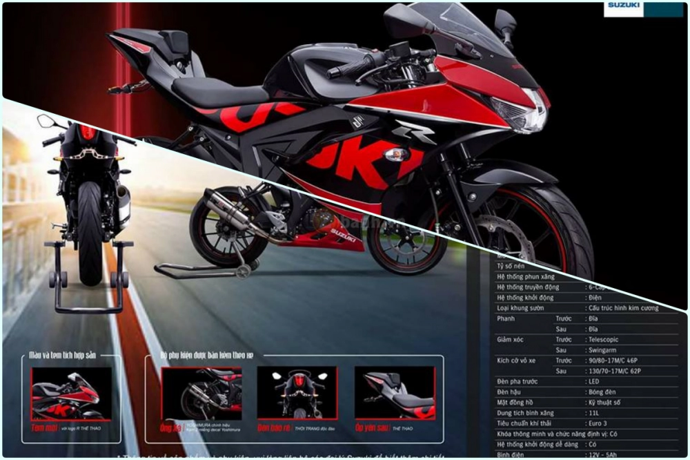 Gsx-r150 2018 phiên bản custom chính thức được ra mắt