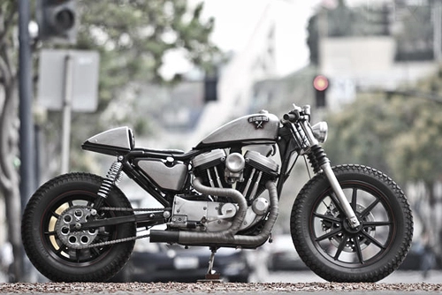  harley-davidson sportster - chiếc cafe racer vô tình 