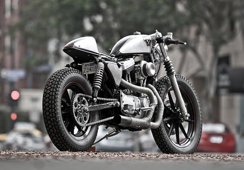  harley-davidson sportster - chiếc cafe racer vô tình 