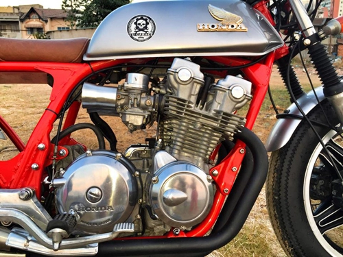  honda cb750 lột xác của dân mê xe hải dương 