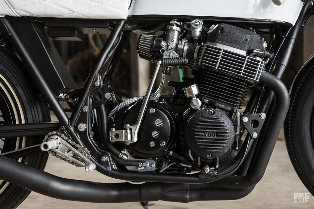 Honda cb750k thoát xác ấn tượng với phong cách cafe racer