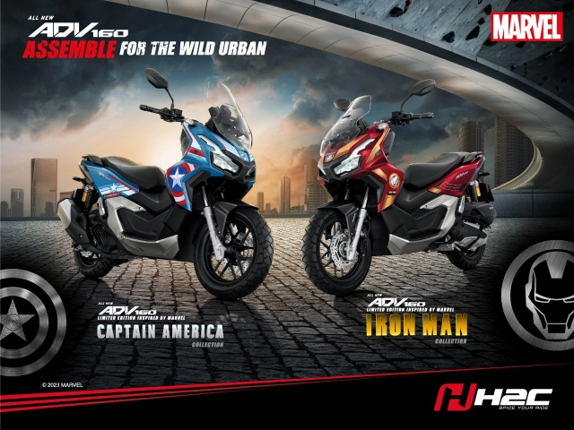 Honda hợp tác với marvel studio ra mắt hai siêu phẩm chiều lòng người hâm mộ