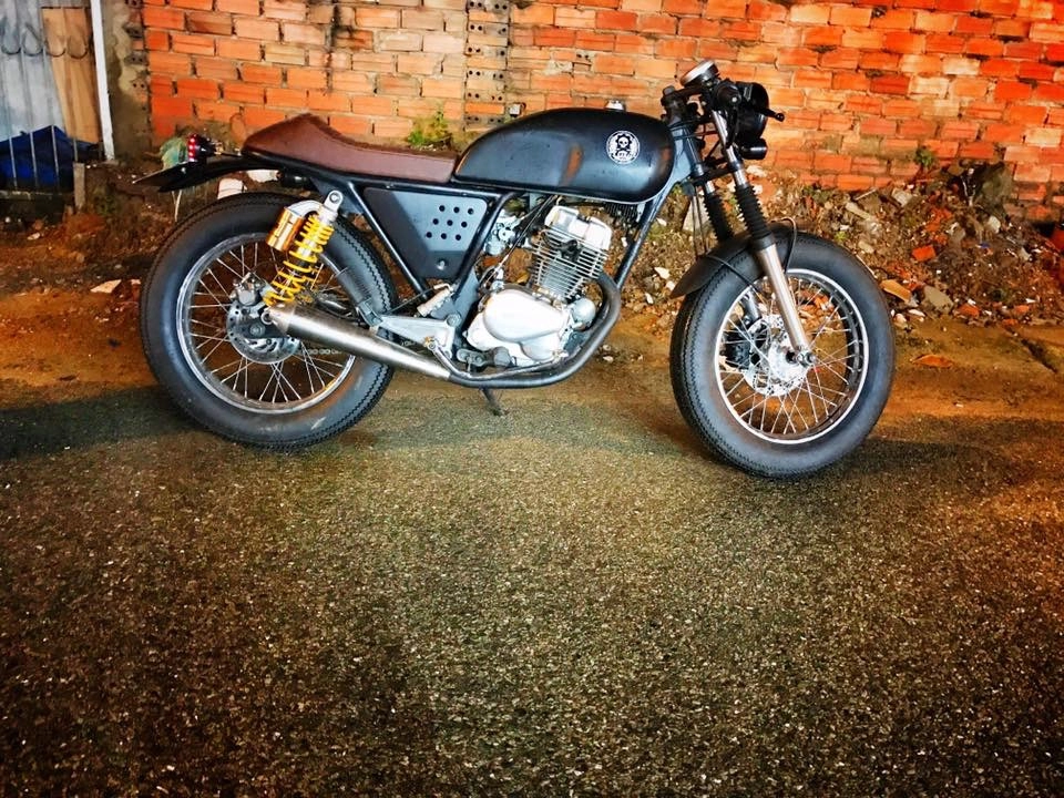 Honda la 250 lên cafe racer