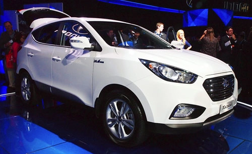  hyundai tucson fuel cell ra mắt tại los angles motor show 