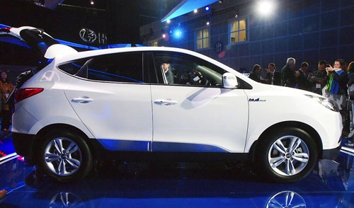  hyundai tucson fuel cell ra mắt tại los angles motor show 