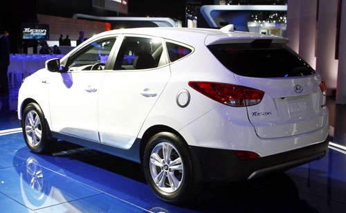  hyundai tucson fuel cell ra mắt tại los angles motor show 