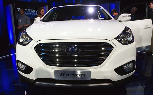  hyundai tucson fuel cell ra mắt tại los angles motor show 