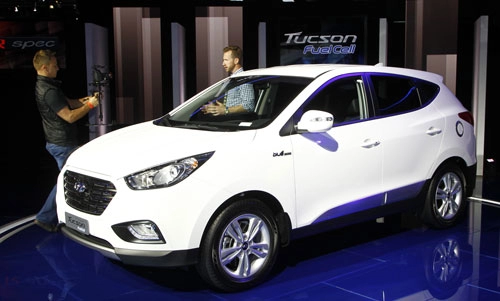  hyundai tung tucson fuel cell chạy khí hydro 