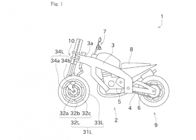 Kawasaki vẫn đang nỗ lực phát triển công nghệ xe ba bánh của riêng mình