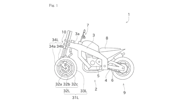 Kawasaki vẫn đang nỗ lực phát triển công nghệ xe ba bánh của riêng mình