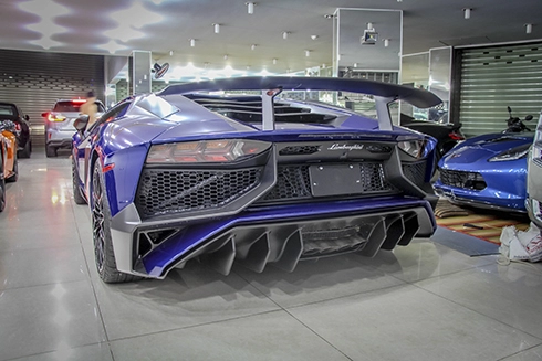  lamborghini aventador sv màu xanh độc nhất tại việt nam 