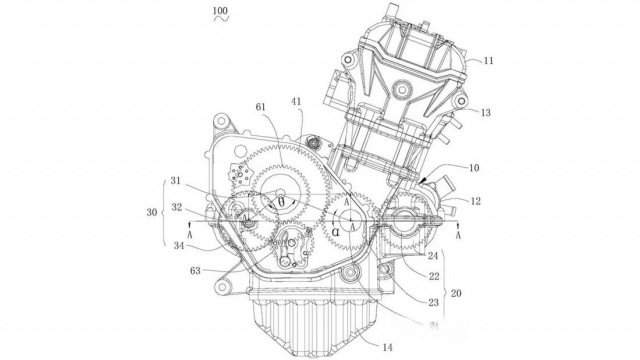 Lộ tin cfmoto đang phát triển động cơ ba xi-lanh thẳng hàng