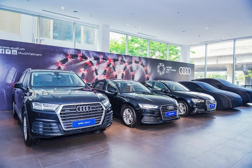 Loạt xe audi đặc biệt phục vụ apec 2017 ở việt nam