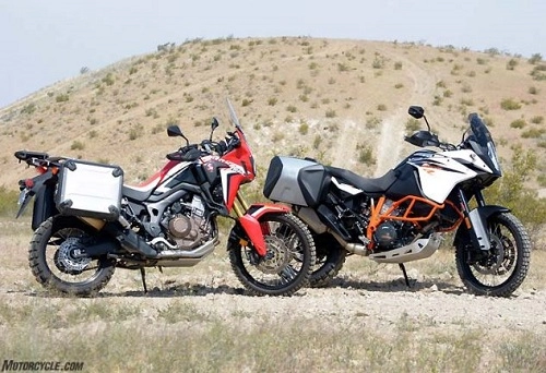 Lựa chọn ktm 1090 adventure r hay honda crf1000l africa twin