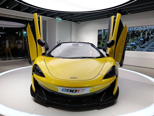 Mclaren 600lt spider phiên bản mui trần chính thức ra mắt giá bán gần 6 tỷ