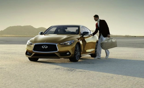 Ngắm infiniti q60 bản vàng đặc biệt đẹp lung linh