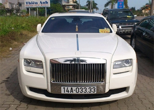 Rolls-royce ở việt nam chỉ đeo biển số đẹp