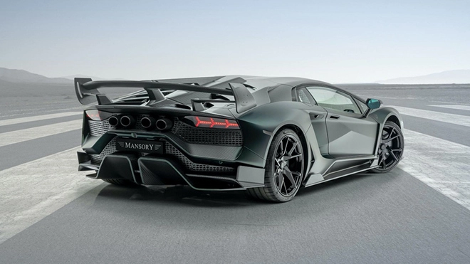 Siêu bò lamborghini aventador svj thoát xác qua bàn tay hãng độ mansory