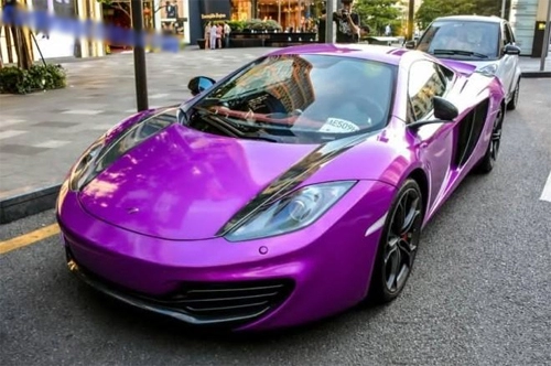  siêu xe mclaren mp4-12c màu tím ngắt 