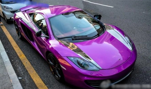  siêu xe mclaren mp4-12c màu tím ngắt 