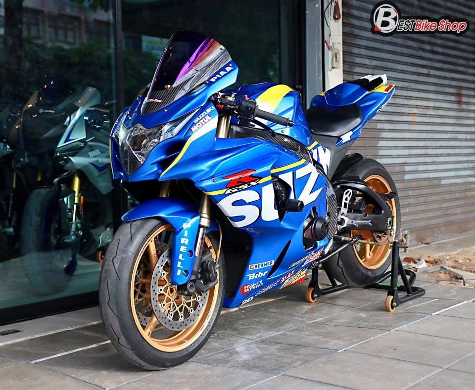 Suzuki gsx-r1000 cá heo xanh cùng những nâng cấp đột biến