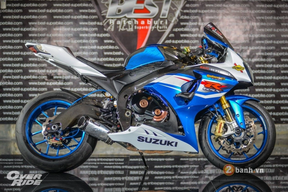 Suzuki gsx-r1000 đẹp đến xuất thần trong phiên bản blue dolphin