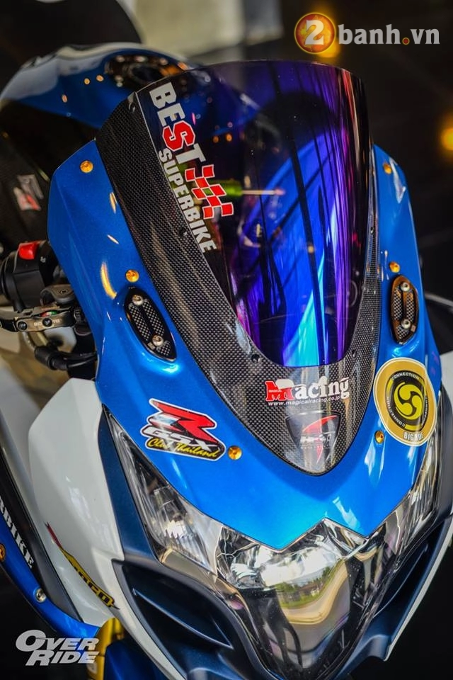 Suzuki gsx-r1000 đẹp đến xuất thần trong phiên bản blue dolphin