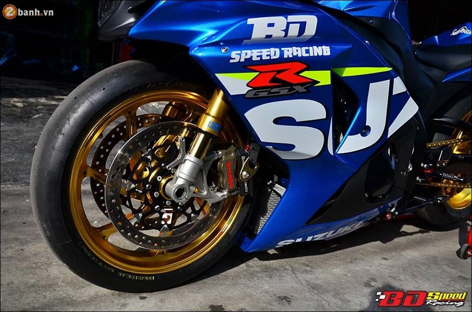 Suzuki gsx-r1000 vẻ đẹp hoang tưởng từ át chủ bài bd speed racing