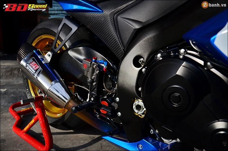 Suzuki gsx-r1000 vẻ đẹp hoang tưởng từ át chủ bài bd speed racing