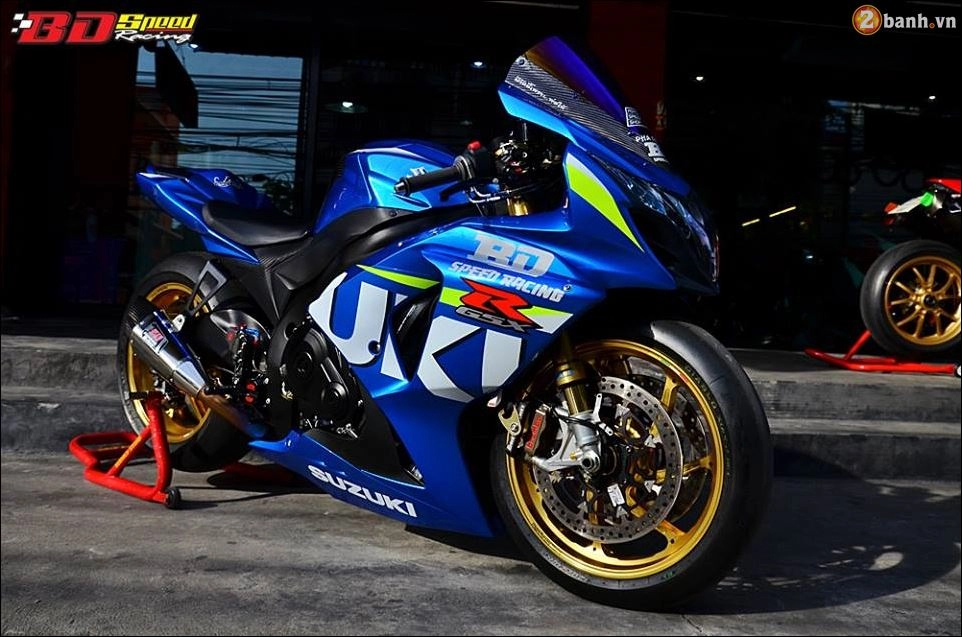 Suzuki gsx-r1000 vẻ đẹp hoang tưởng từ át chủ bài bd speed racing