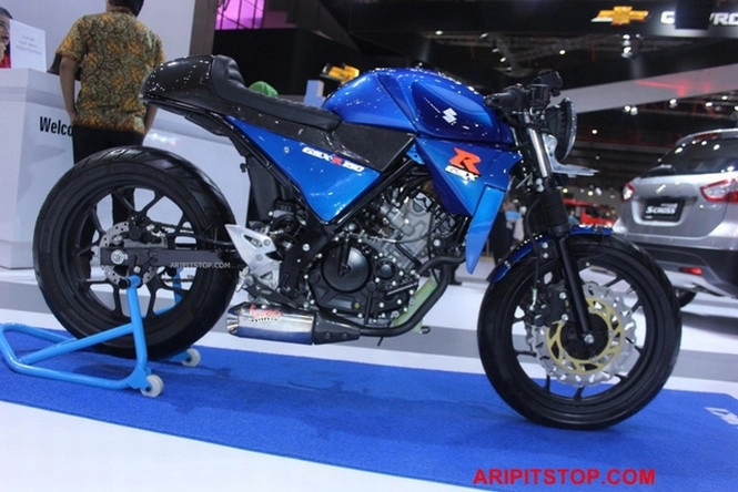 Suzuki gsx-r150 sắp ra mắt tại việt nam đầy ấn tượng trong bản độ cafe racer