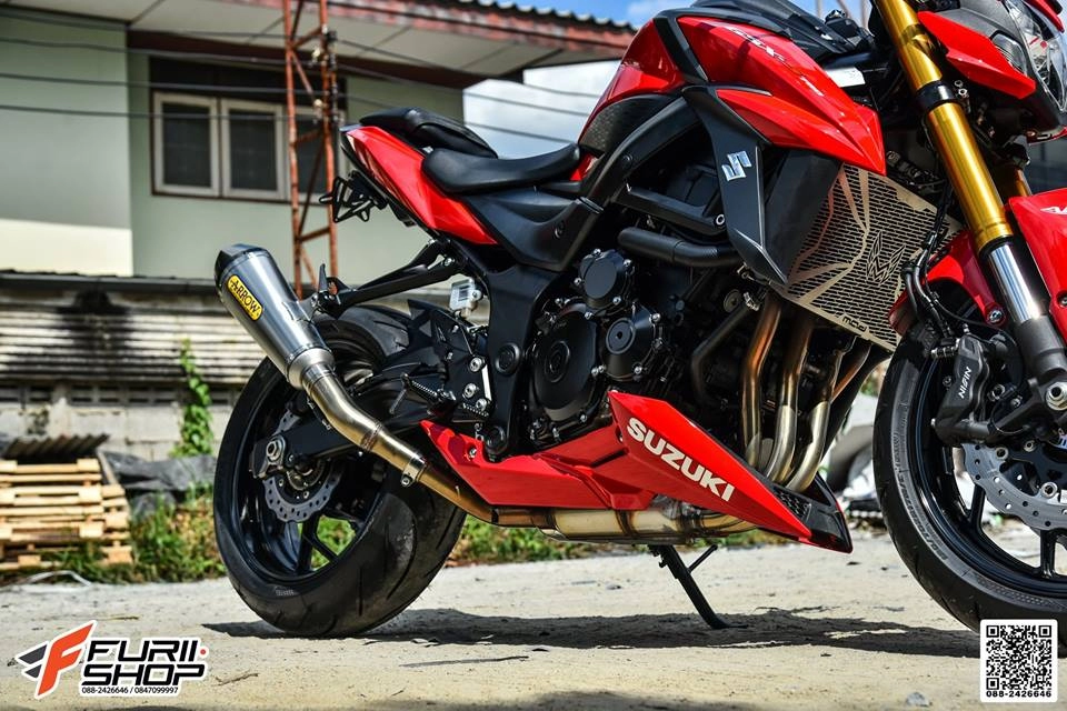 Suzuki gsx-s750 bản độ nhẹ nhàng lôi cuốn của biker thái