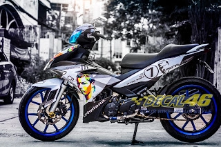 Tem trùm exciter 150 cr7 đẹp do decal 46 thực hiện