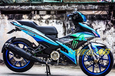 Tem trùm exciter 150 monster cực đẹp do decal 46 thực hiện