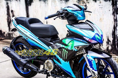 Tem trùm exciter 150 monster cực đẹp do decal 46 thực hiện