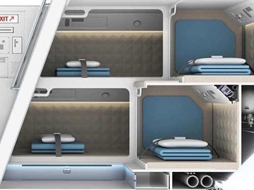 Thiết kế mới nhất của căn phòng bí mật trên máy bay