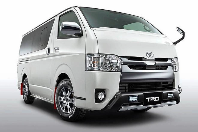 Toyota hiace cũng có bản độ trd