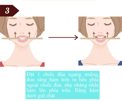 Trẻ hơn chục tuổi với 4 động tác thể dục cho cơ mặt