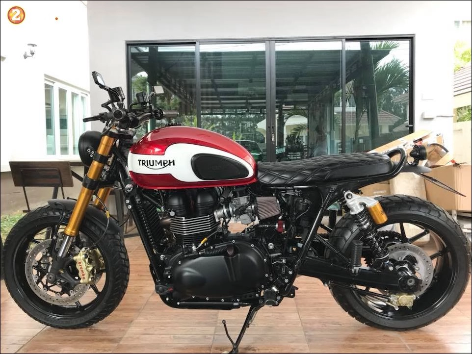 Triumph bonneville newchurch mạnh mẽ và huyền bí từ nâng cấp xa xỉ