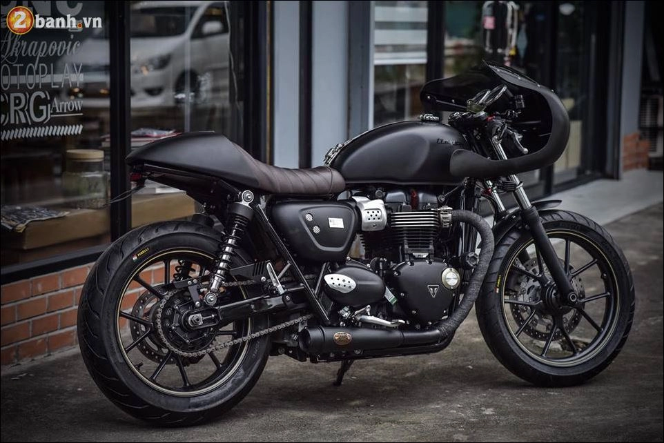 Triumph street cup sức hút khó cưỡng từ phong cách street cafe racer