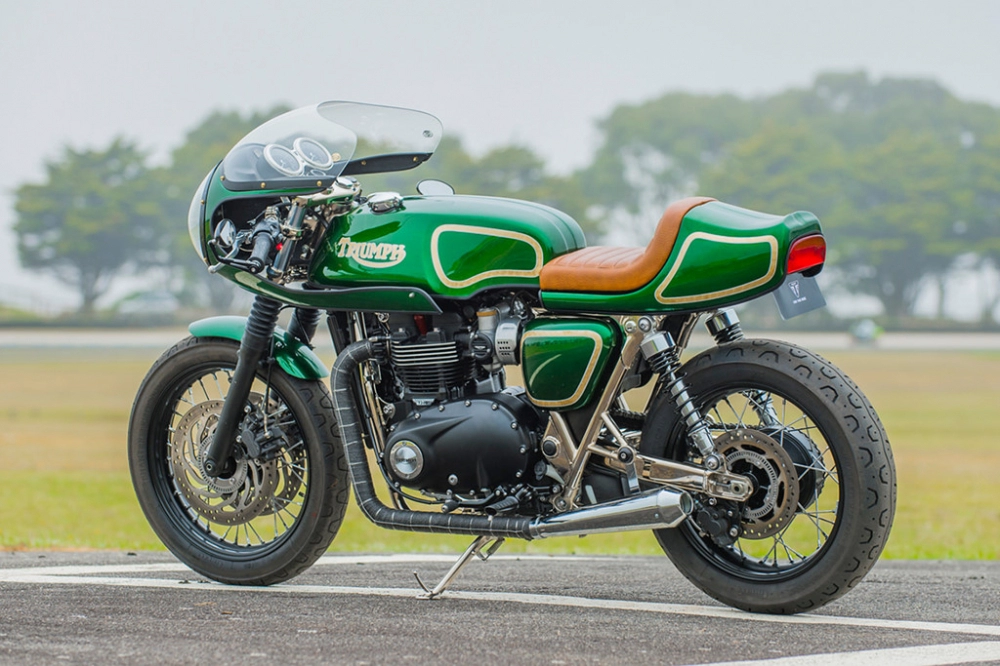 Triumph t120 cafe racer bản độ đầy mê hoặc của nghệ nhân úc