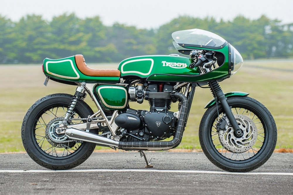 Triumph t120 cafe racer bản độ đầy mê hoặc của nghệ nhân úc