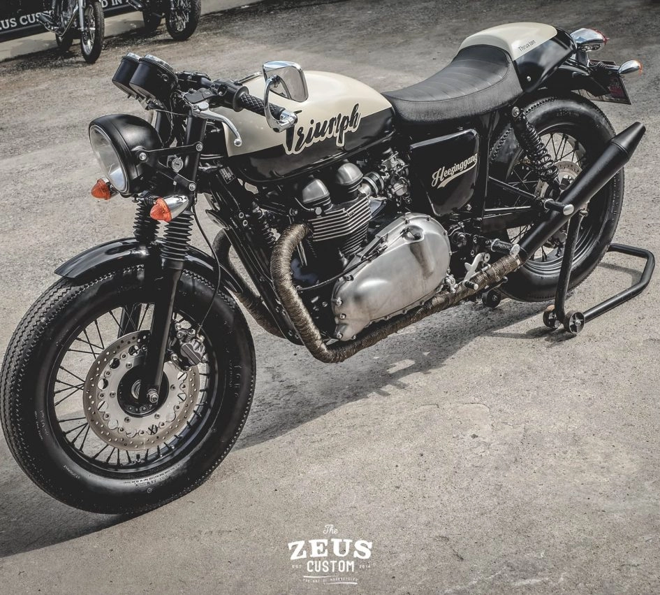 Triumph thruxton 900 bản độ cafe racer đầy cảm hứng